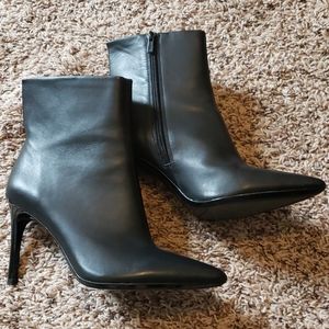 Calvin Klein pointed toe heeled boots